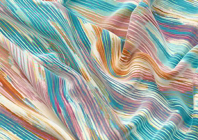 Bombay Velvet, Firestalk - Motorised Roman Blind - Image 4